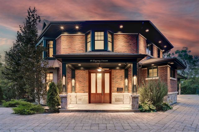 Front Door Twilight View