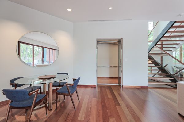 Elevator on ground floor