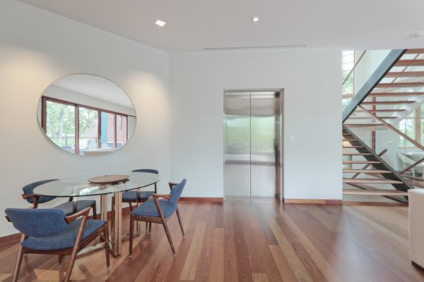 Elevator on ground floor