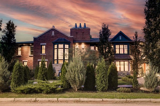 House Front Twilight View