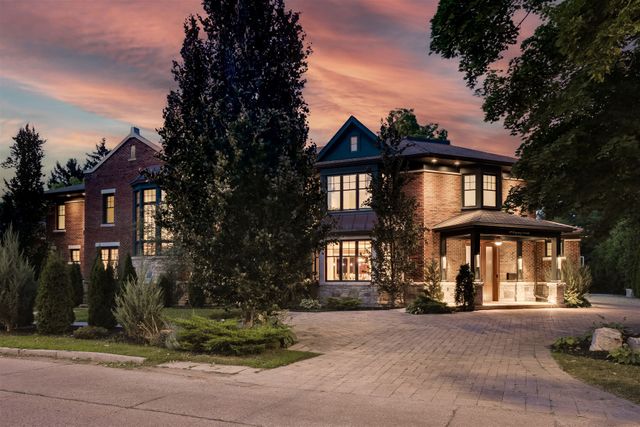 House Front Twilight View