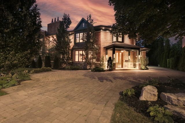 House Front Twilight View